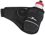 New Precision Running Bottle Belt Running Bottle Carrying Hydration Belt Black