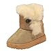 Produktbild Babyschuhe,LianMeng Winter Baby Mädchen Kind Schneeschuhe warme Schuhe Stiefel (24 (28-32M), Khaki)