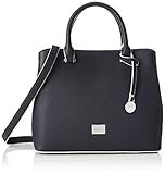  L.CREDI Damen California Henkeltasche, Blau (Marine), 11x24x28 cm