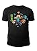 Produktbild Minecraft - Premium Herren T-Shirt - Run Away (Vintage Schwarz) (S-XL) (XL)