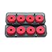 Produktbild DeliV 8pcs / 16PCS Angelschnur Wellen Bobbin Spools Tackle Box ROT Utility Line Box Angelgerät Boxen, 4 Paare von 8 Achsen
