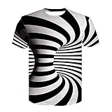 Unisex macht es Anzug für Jugendliche Studenten und junge Männer Frauen, Casual Style Shirt ideal für alle Arten von Bewegung, trainieren oder einfach nur entspannen und so weiter Coole Kurzarm-Stil, Persönlichkeit Grafik und helle Farbe