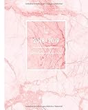 Wochenplaner 2018-2019: Rose Marble Trendy Design, von August 2018 bis Juli 2019, 20 x 25 cm (clevere Timer und mehr, Band 3) by 