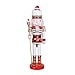 Produktbild TUANMEIFADONGJI Marionette Candy Man Form Nussknacker Haus Dekoration Soldat Weihnachtsfiguren Soldat Puppet Toy für Weihnachten Themen Party Outdoor Yard Baum Hängende Dekorationen 38 cm