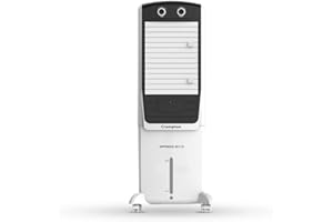 Crompton Optimus Neo Tower Air Cooler- 35L; with Everlast Pump, Auto Fill, 4-Way Air Deflection and High Density Honeycomb pa