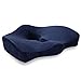 Produktbild Memory Cotton Beautiful Hip Chair Pad Office Chairs Thickening Butt Cushions Hollow Breathable Cushion,Navy,45x40x10cm