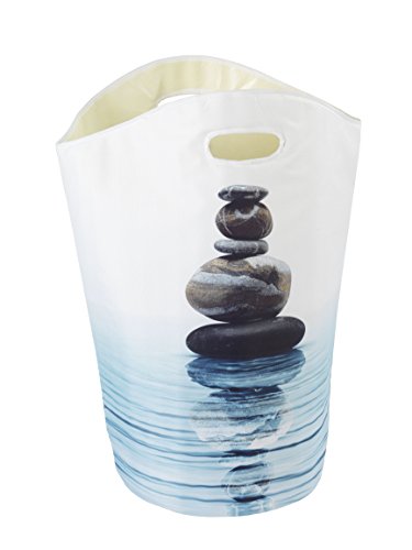 Wenko 62063100 Wäschesammler Meditation – Wäschekorb, Fassungsvermögen 47 L, 35 x 68 x 35 cm, mehrfarbig - 2