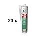 Produktbild 20 x Ramsauer 440 Naturstein Silikon transparent 1K Dichtstoff 310ml Kartusche