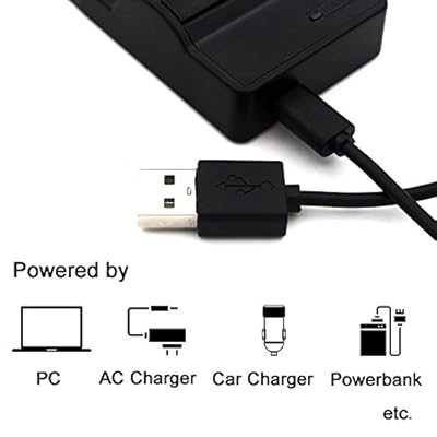 NP-BX1 Ultra Slim USB Charger for Sony Cyber-shot DSC-RX100  Cyber-shot DSC-RX100 II  Cyber-shot DSC-RX100 III  Cyber-shot DSC-HX90V  Cyber-shot DSC-WX350  Cyber-shot DSC-WX500  HDR-AS15 and More