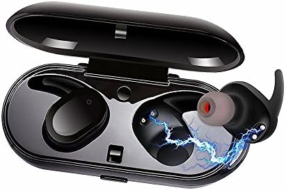 Yonbii New Design Touch Control Sport Headphones True Wireless Earbuds Bluetooth Wireless In-Ear Earphones With Microphone and Waterproof Hifi Stereo Headset Noise Cancelling Earpieces for iPhone X 8,8plus, 7,7pluSamsung S8,S7,Sony,HTC Android IOS Smartphone