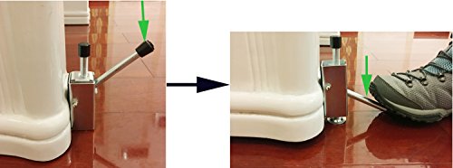 DIY Möbel Lifter, Mini Buche Jack, Möbel und Geräte Übergang Lifting Werkzeug, Hebel Werkzeug für schwere Heben, Möbel Hebel für Putting Möbelgleiter, Möbel Lifting Movers zur Verwendung auf jede Art von Boden, Möbel Moving Werkzeug für schwere Möbel und Appliance Heben, 25 linkw - 3