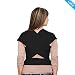 Ldex Soft Baby Slings | Compact and Comfortable Baby Wraps | Pure Cotton/Spandex | Nursing Cover | Suitable for Newborns To 35 Lbs | Nice Baby Shower Item | (Black)