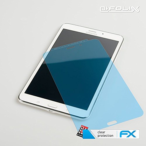 Samsung Galaxy Tab 4 8.0 (LTE/3G T335) Schutzfolie – 2 x atFoliX FX-Clear kristallklare Displayschutzfolie - 4
