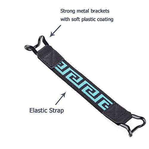 TFY Elastisches Halteband für Tablet Smartphone eReader – iPad (New iPad / iPad Mini & Mini 2 & Mini 3 / iPad Air / iPad Air 2 / iPad Pro 9.7″) – Samsung Tablet Pcs – Nexus 7 / Nexus 10 und Andere – Kunst - 2