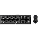 HP KM100 Kablolu Klavye Mouse Set İngilice Q
