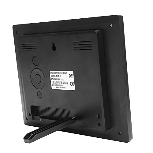 Digitaler Kalender Tag Uhr mit Nicht Abkürzungen Tag & Monat – Aufgerüstet – 8 Zoll XULI® Digital Kalender Wecker- (schwarz) - 5