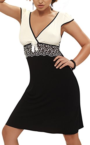 r-dessous - Camisón - para Mujer Negro 42