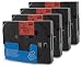 Produktbild Bubprint 4 Schriftbänder kompatibel für Brother TZE-421 TZE 421 für P-Touch 1280 2430PC 2730VP 3600 9500PC 9700PC D400VP D600VP H100LB H105 P700 P750W