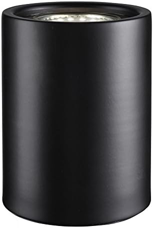 THLC Modern LED Floor or Table Can Uplighter Lamp finished in Matt Black