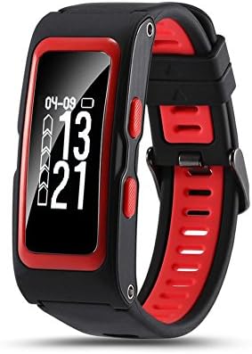 OOXLF Smart Wristwatch IP67 Waterproof Wristband Activity Tracker with Step Counter / Calorie Counter / Sleep Monitor for iphone and Android , red
