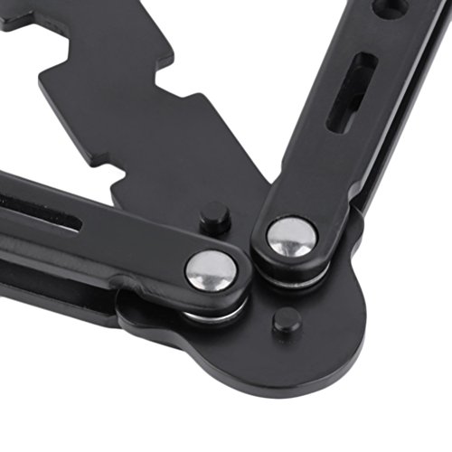 OULII Butterfly Messer Stil Flasche Öffner Werkzeug Metall Opener Bierbar liefert (schwarz) - 3