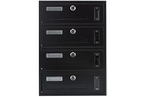 Boîte aux lettres pour immeuble avec 4 cases ARTIGIAN FERRO Art. 783.C 42 x 18