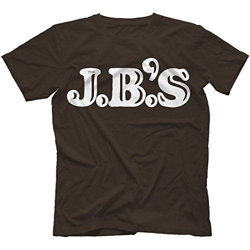Oar The J.B.'S T-Shirt 100% Cotton Brown BOOTSY Collins People Records