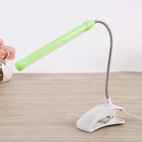 Preisvergleich Produktbild Student Augenschutz Tischlampe USB Clip Lernen Augenschutz Tischlampe LED Kunststoffsockel, grün