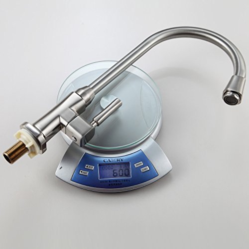 Auralum® Elegant Hochwertig Kaltwasser Armatur Küchenarmatur Wasserhahn für Waschbecken Küche Spüle - 4