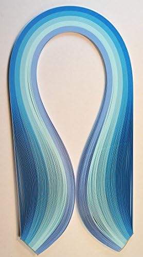 Quilling strips 5 mm/420 mm Mix of Blue