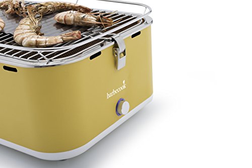 Barbecook rauchfreier Holzkohlegrill / Tischgrill Carlo mit Tragetasche, gelb, 43,5 x 33,5 x 20,5 cm, 2235925000 - 9