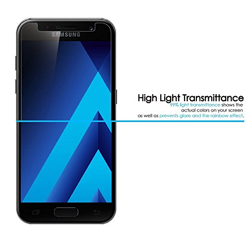 (2 Pack)Samsung Galaxy A5 (2017) Panzerglas – EUGO 9H Gehärtetem Glas Schutzfolie Displayschutzfolie Panzerglas für Samsung Galaxy A5 (2017) - 3