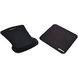 Amazon Basics Tapis de Souris avec Repose-Poignet en Gel & Tapis de Souris Gaming