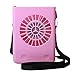 Produktbild diallent13 Luftkühlung Fan Mini tragbare USB-Akku Handheld 3-Gang-Modus Tisch Schreibtisch für zu Hause, Büro, Reisen, Camping Pink