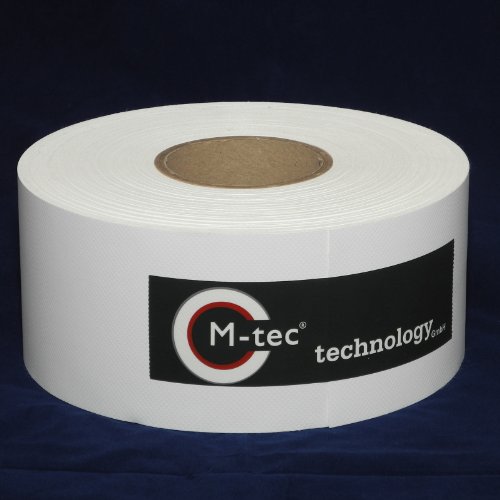 M-tec Profi-line ® PVC Sichtschutzstreifen ✔ Sonderangebot !!! Zaunbauerqualität ✔ 65m x 9,5cm ✔ weiß ✔ | Nach M-tec technology Rezeptur hergestellt | - 3
