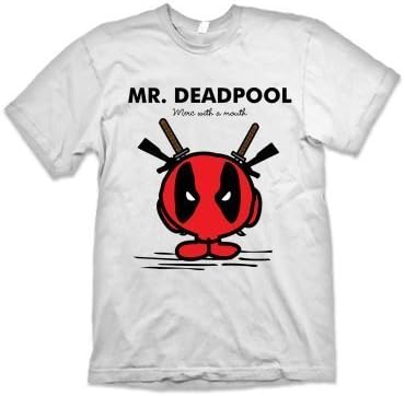 Mr Deadpool 'Geek' T-shirt Inspired by Marvel Comics