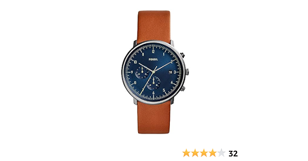Buy Fossil Chase Timer Analog Blue Dial 