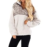 ITISME Damen Strickjacke Mode Frauen Oansatz mit Langen Ärmeln Streifen Spitze Bluse Einfach Top Bottoming Shirt