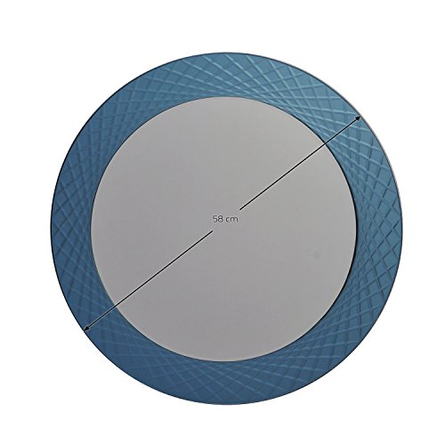 Oramics Kristallspiegel / Wandspiegel / Badspiegel Modell „Esanto“ – Durchmesser ca. 58 cm - 5