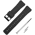 DBLACK ''CDS1'' 18mm Watch Strap // Compatible With ''CASIO'' F-91W, F-91WG, F-91WM, F-94WA, F-93W, F-105W, F-106W, F-28W & Other Models