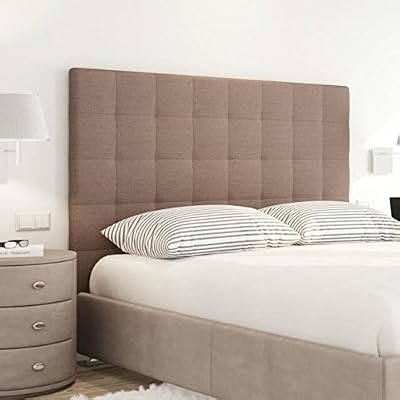 Générique Sogno tete de lit tissu capitonnée 160 cm - marron