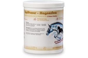 EquiPower Magnesium | 2 kg | Ergänzungsfuttermittel für Pferde | Mit Tryptophan & Vitamin B12