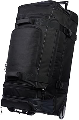 AmazonBasics Sac de voyage à roulettes en toile Ripstop 89 cm