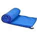 Produktbild Yazer 160 * 80cm (63inches * 31.5inches) Supor Weiche leichte schnell trocknende Microfiber Handtuch für Beach Indoor & Outdoor & Sport, wie Schwimmen, Bad, Strand, Wandern, Reisen, Laufen, Radfahren und vieles mehr