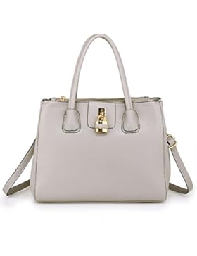 Leesun London Damen Kunstleder Handtaschen Große Drei Fächern Frauen Designer Taschen Tote Schulter Taschen