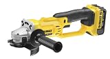 Duraderos y robustos DeWalt DCG412M2-QW Mini-Amoladora XR 18V 125 mm con 2 baterías Li-Ion 4, 9 W, 18 V, Gris y negro