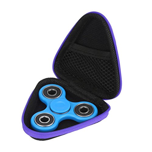 Bescita Gift For Fidget Hand Spinner Triangle Finger Toy Focus ADHD Autism Bag Box Case (Purple) Bescita Gift For Fidget Hand Spinner Triangle Finger Toy Focus ADHD Autism Bag Box Case (Purple)