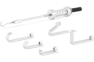 MSW Masse À Inertie Marteau Outil De Carrosserie Carrossier Débosselage Débosseleur MSW-DENTPULLER.SET12 (Masse de 5,3 kg, Petites & Grandes Bosses, 5 Crochets, Simple À Utiliser, Acier)