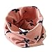 Produktbild Kolylong Kinder Boy and Girls Baumwolle Schmetterlingsdruck Kragen O-Ring Schals (2 bis 10 Jahre alt.) Pink