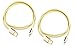 Produktbild Original 2x iProtect Lightning USB 1m Nylon Ladekabel Datenkabel knotenfrei für Apple iPhone 5, 5s, 5c, iPhone 6, 6s, 6 Plus, 7, 7 Plus, iPod und iPad mit Lightning Anschluss in gold matt